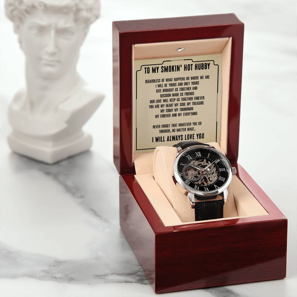 Smokin' Hot Hubby - Openwork Watch