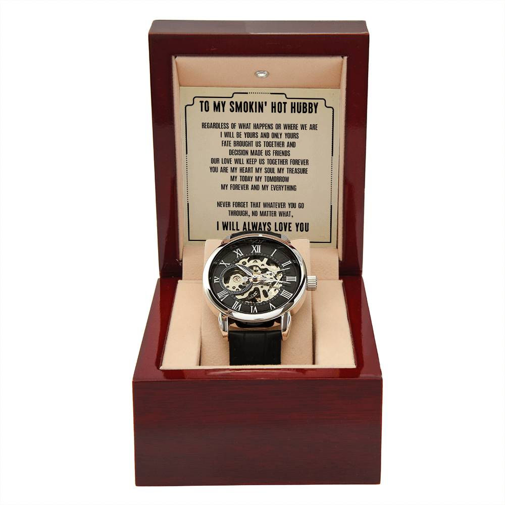 Smokin' Hot Hubby - Openwork Watch
