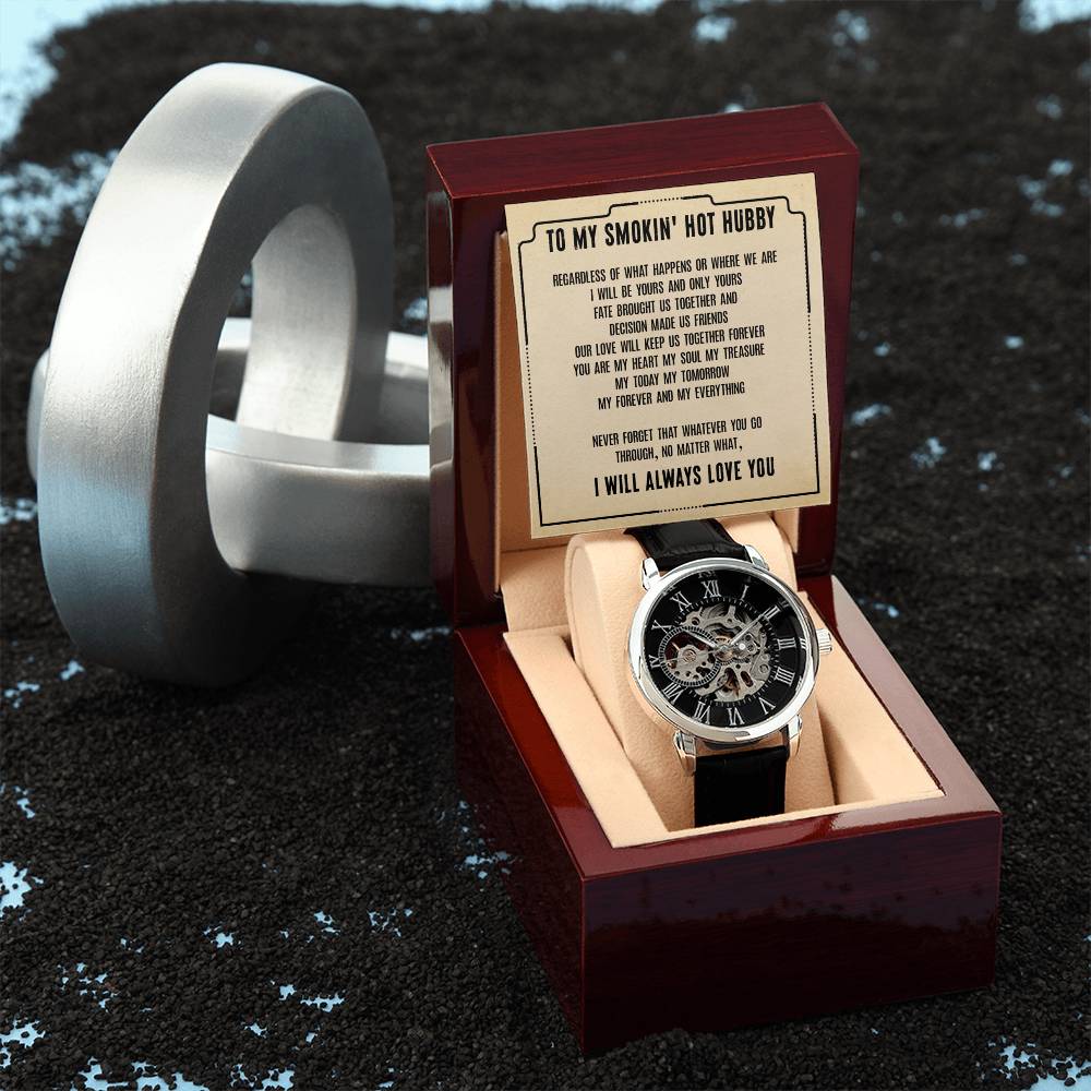 Smokin' Hot Hubby - Openwork Watch