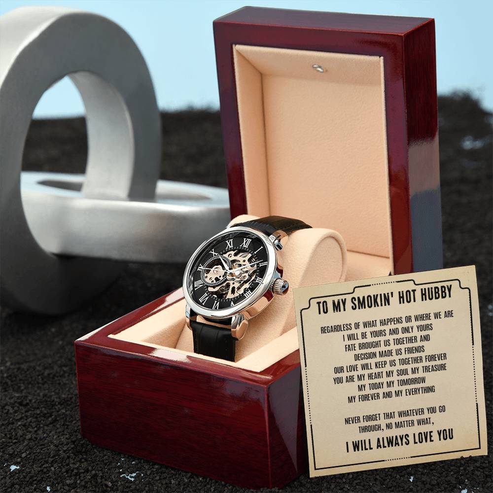 Smokin' Hot Hubby - Openwork Watch