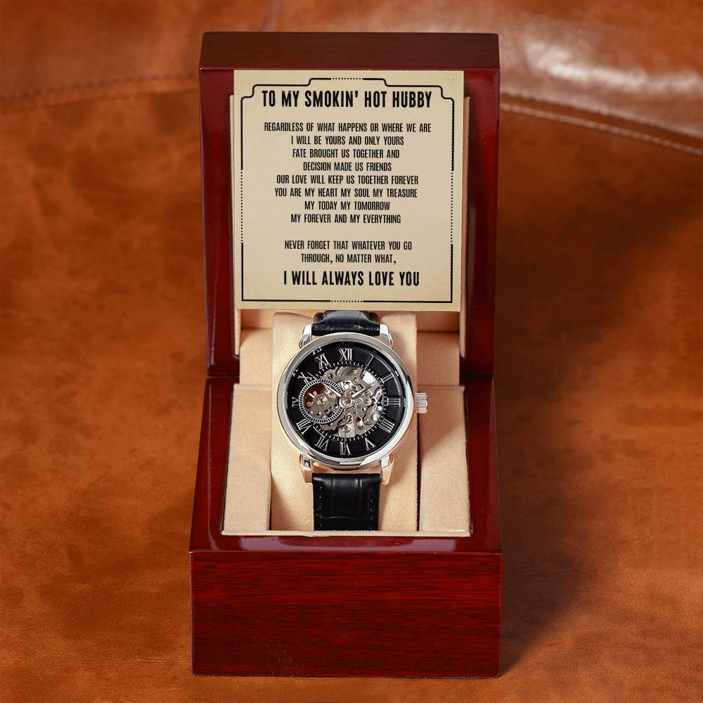 Smokin' Hot Hubby - Openwork Watch