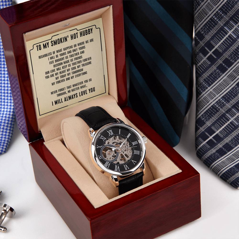 Smokin' Hot Hubby - Openwork Watch