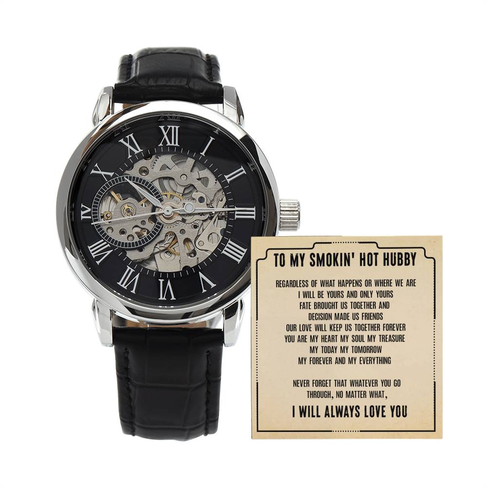 Smokin' Hot Hubby - Openwork Watch