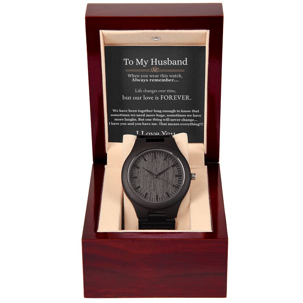 Our Love Is Forever - Wooden Watch