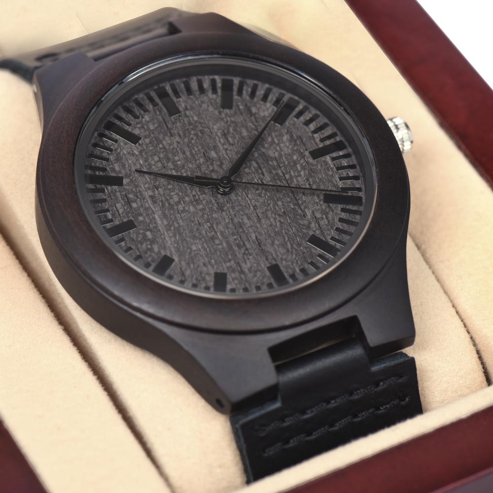 Our Love Is Forever - Wooden Watch