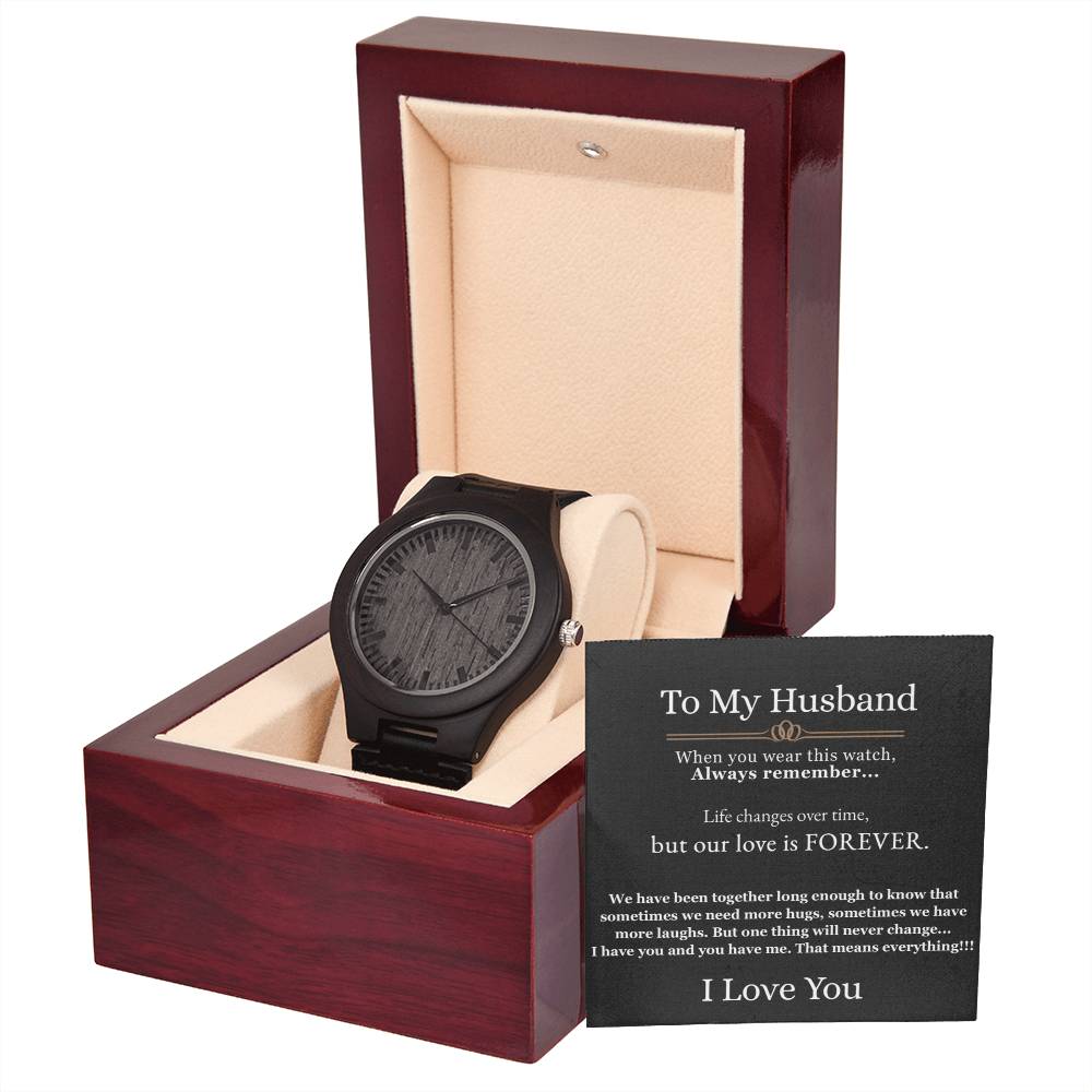 Our Love Is Forever - Wooden Watch