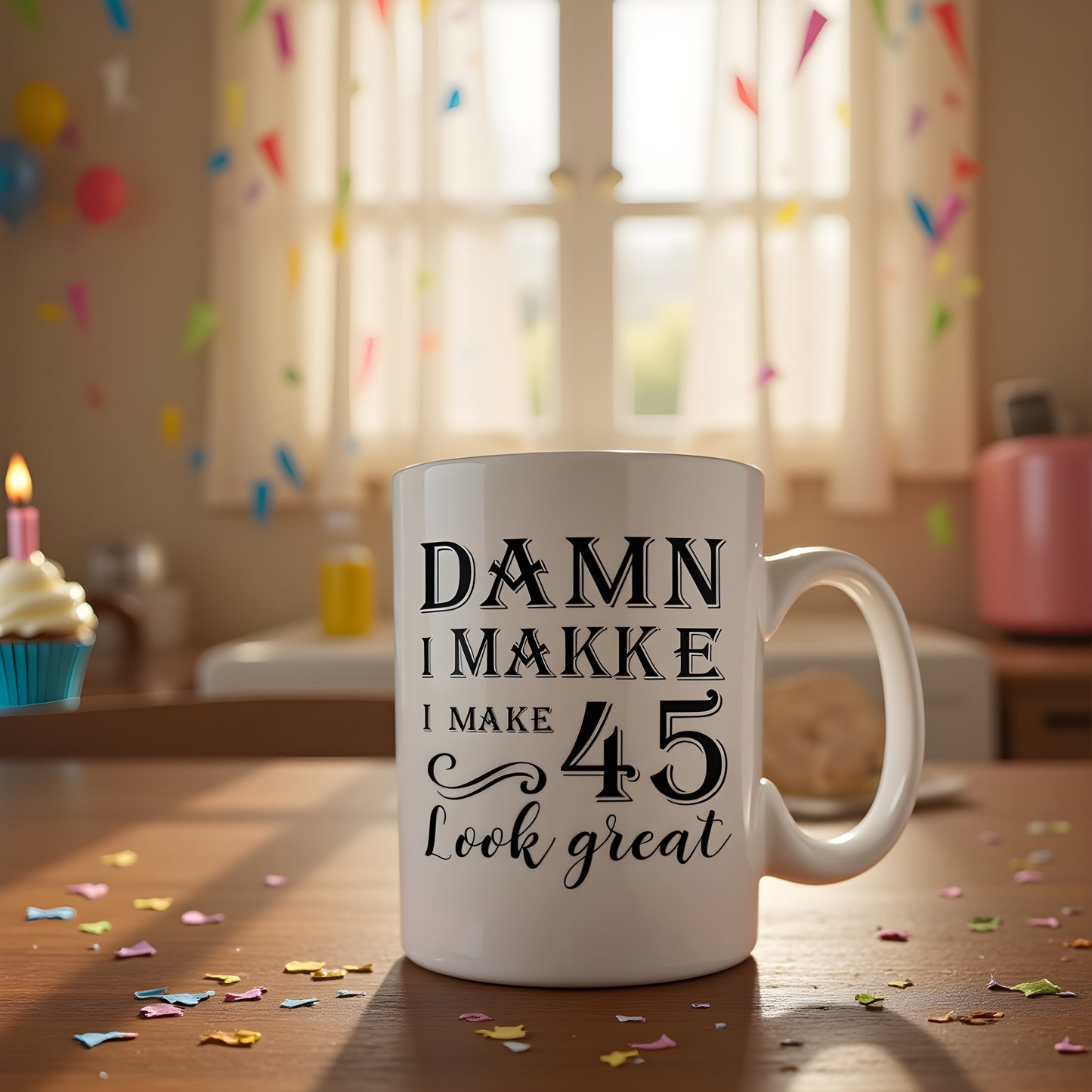 Hilarious 45th Birthday Mug