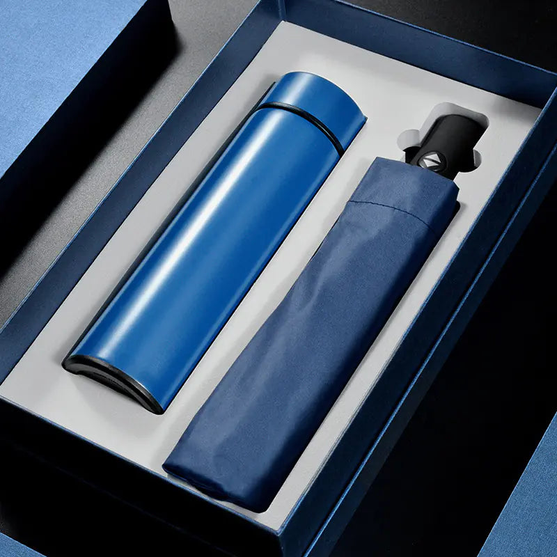 Insulated Mug and Umbrella Set