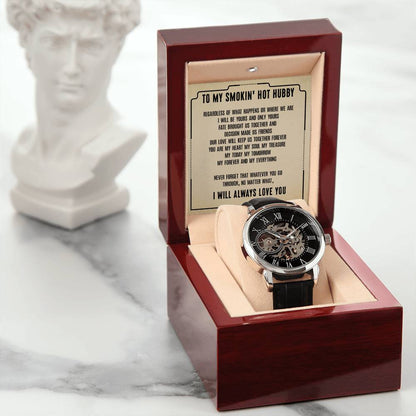 Smokin' Hot Hubby - Openwork Watch