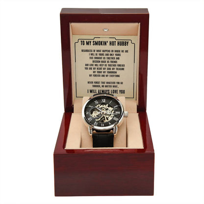 Smokin' Hot Hubby - Openwork Watch