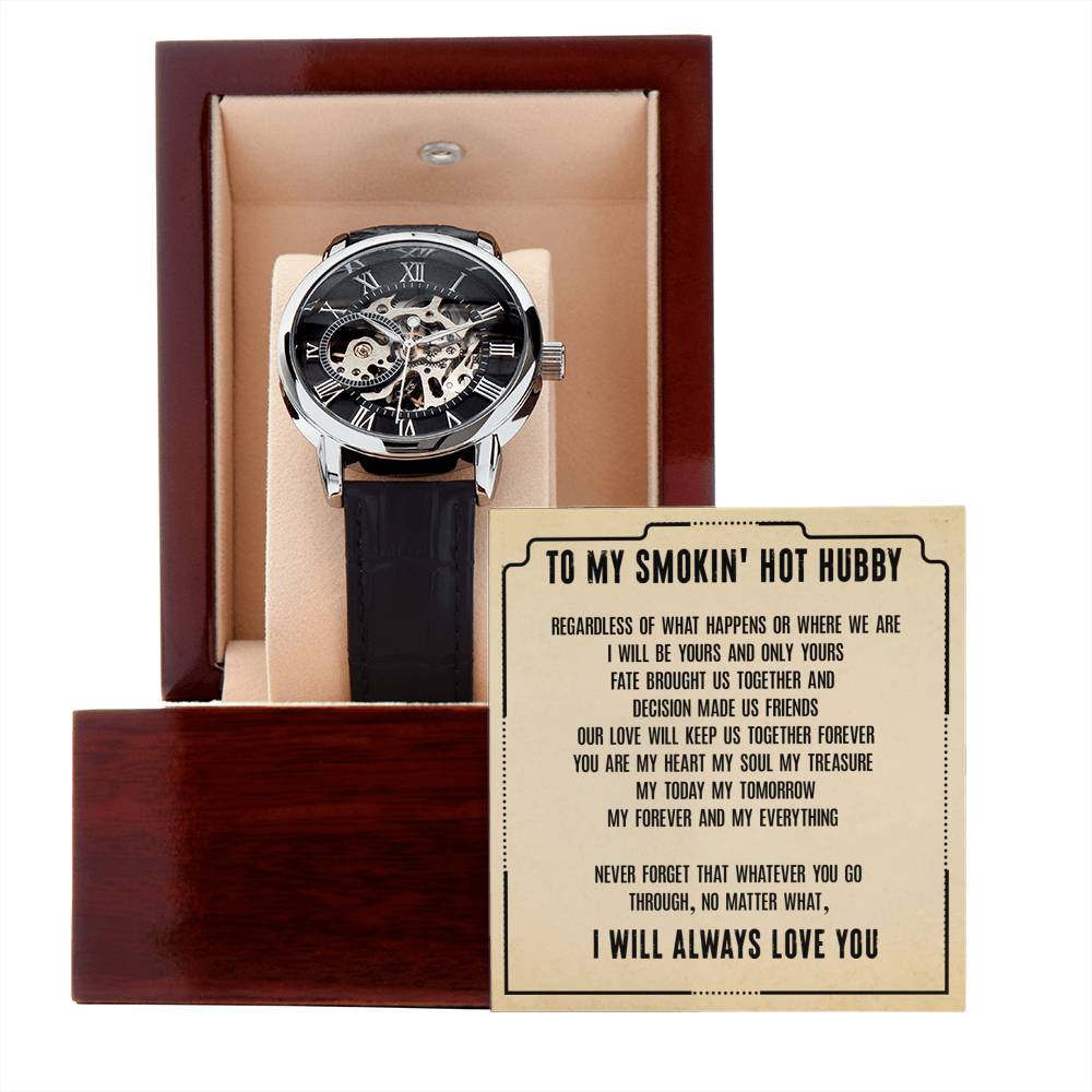 Smokin' Hot Hubby - Openwork Watch