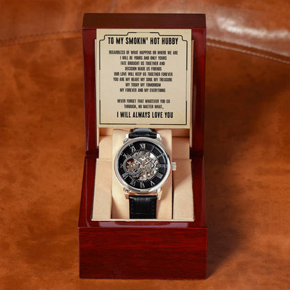 Smokin' Hot Hubby - Openwork Watch