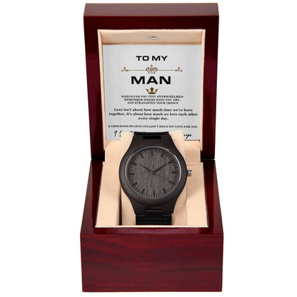 My King - Wooden Watch