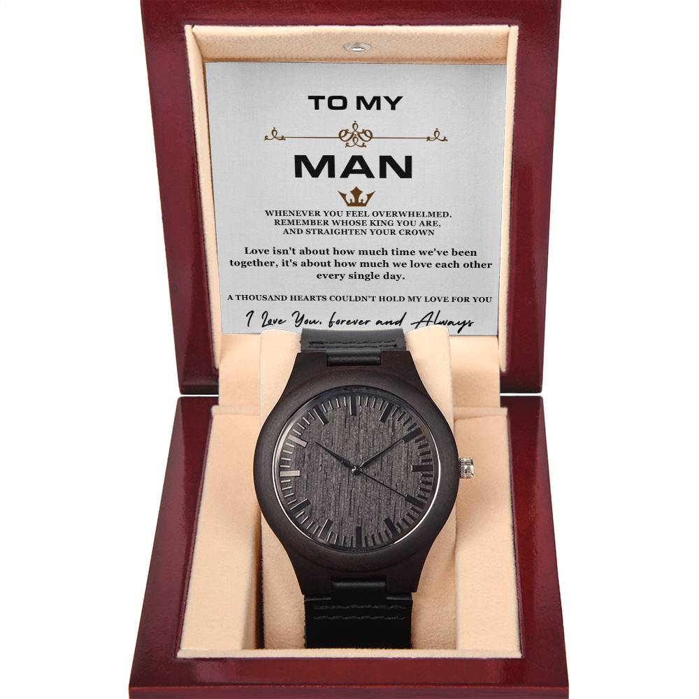 My King - Wooden Watch