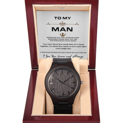 My King - Wooden Watch