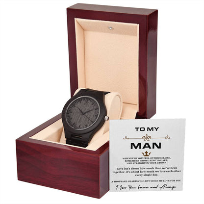 My King - Wooden Watch